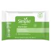 Simple Sensitive Skin Makeup Removing Cleansing Wipes No Harsh Chemicals, 25 Count (Pack of 3) view 1