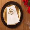 100-pack BloominGoods Linen-Feel Dinner Napkins (17" x 17") | Disposable Cloth-Like Paper | Soft, Absorbent Guest Towels For Kitchen, Bathroom, Parties, Weddings, Dinners, Events - Made In USA. view 2