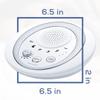 Beurer White Noise Machine, Sound Asleep for Home, Office, Baby Non-Looping Soothing for Relaxation & Portable Travel with Natural Sound Choices & Noise Cancelling, Adjustable Volume, WN50 view 3