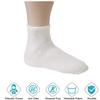 12 Pairs of Mens White Diabetic Ankle Socks 10- 13 Size MADE IN USA view 2