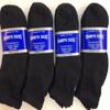 12 Pairs of Mens Black Diabetic Ankle Socks 10- 13 Size by Diabetic Socks view 3