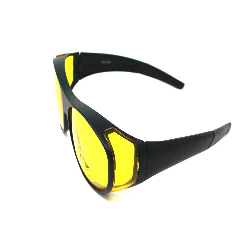 Fit-Over with Temple Lens Computer Gamer Protective Eyewear Sunglasses, UVA and UVB Protection, Protects from TV, Phone and Computer Screens and Used for Night Driving (MN7659ND)