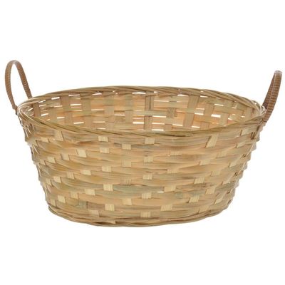 13 x 10 x 5 1/2 Bamboo Gift Basket, 80342