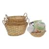 13 x 10 x 5 1/2 Bamboo Gift Basket, 80342 view 2
