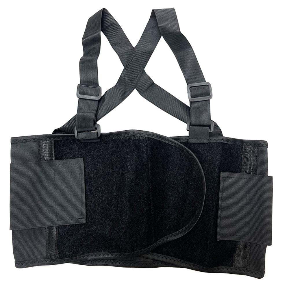 1 Back Support Brace Work Belt Adjustable Waist Lumbar Heavy Lift Suspenders New