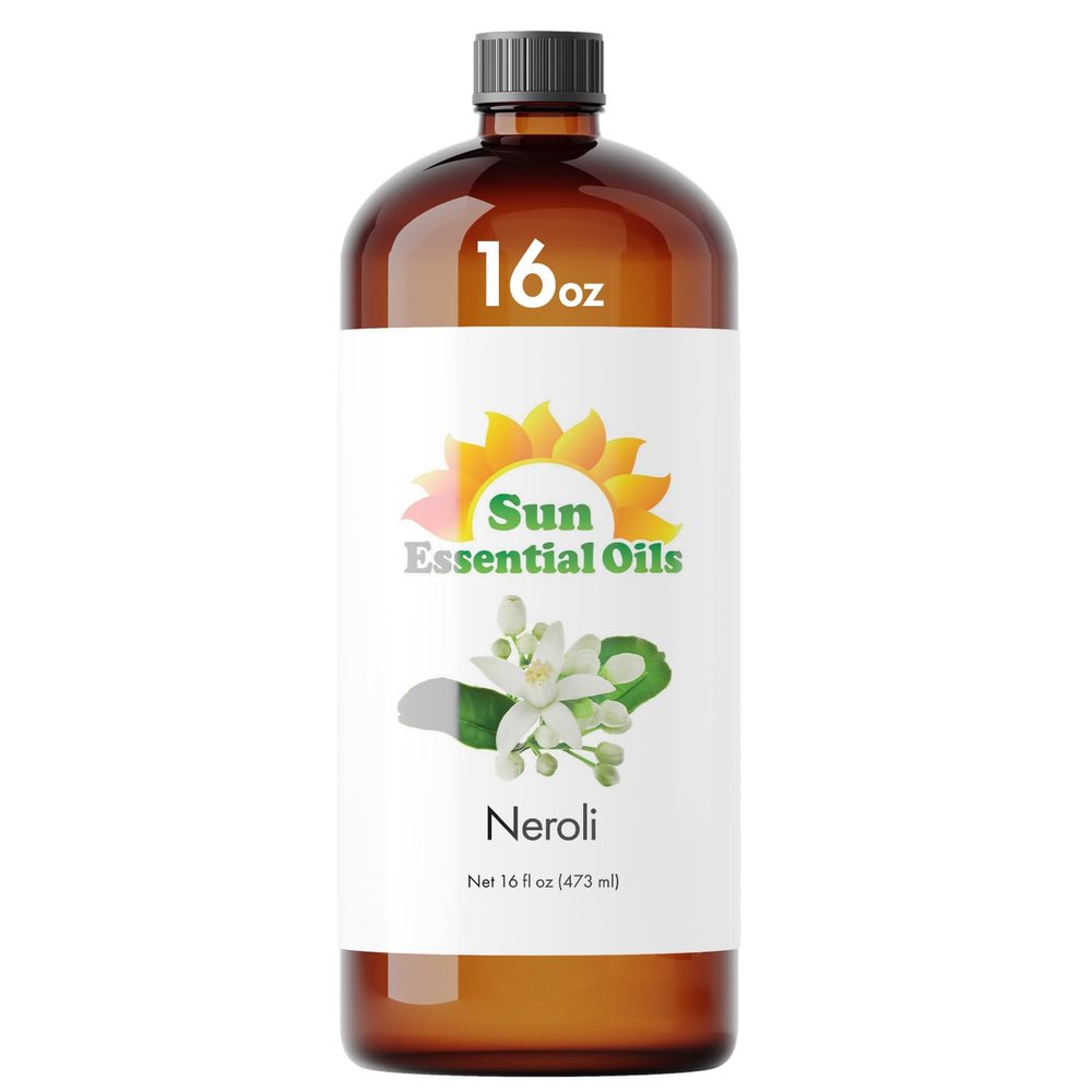 Sun Essential Oils Neroli Essential Oil - Neroli Aromatherapy Oil for Diffuser (16 fl oz)