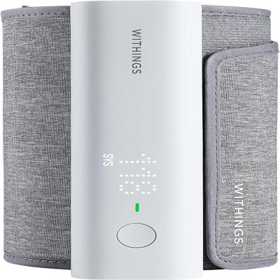 Withings BPM Connect - Digital Blood Pressure Cuff & Heart Rate Monitor - Blood Pressure Machine Arm Cuff, FDA Cleared, FSA/HSA Eligible, IOS & Android