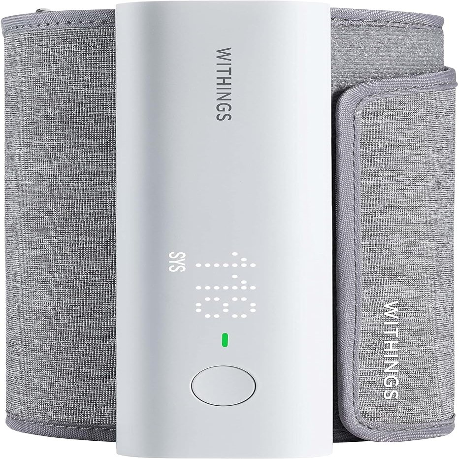 Withings BPM Connect - Digital Blood Pressure Cuff & Heart Rate Monitor - Blood Pressure Machine Arm Cuff, FDA Cleared, FSA/HSA Eligible, IOS & Android
