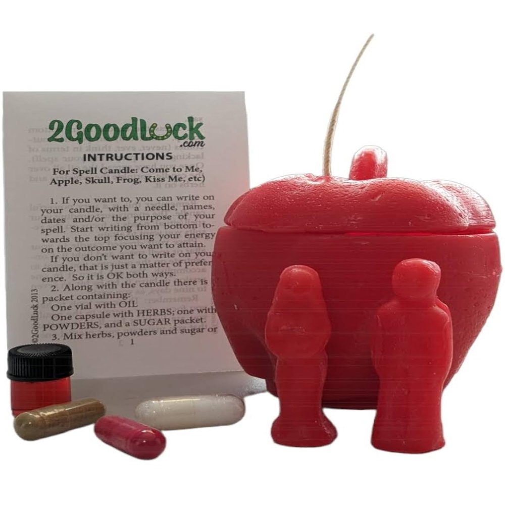 5 Fire of Love Triple Strength Binding Apple Candle KIT