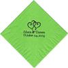 100 Printed Personalized Beverage Cocktail Party Napkins view 1