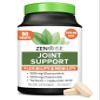 Zenwise Health Joint Support Supplement with Glucosamine Chondroitin MSM, Curcumin & Sulfate - Joint Health for Women & Men - Mobility & Flexibility Support for Knee, Cartilage & Bone - 90 Count view 1