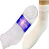 12 Pairs White Diabetic Ankle Socks 9-11 Size MADE IN USA view 1