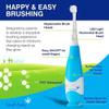 brush-baby - BabySonic Blue Electric Toothbrush, 0-36 Months - Soft, Gentle Vibrating Toothbrush for Sensitive Gums & New Teeth - with LED Light & Suction Base - Baby & Toddler Brush Heads view 3