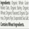 Better Oats Raw Pure & Simple Organic Bare, Instant Multigrain Hot Cereal with Flax, 8 Pouches (Pack of 2) view 3