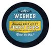 Werner Beef Jerky Chew - Premium, Tender Beef Shredded and Mixed with Fresh Spices - .32 Ounce Each Can - 12 Cans Total view 4