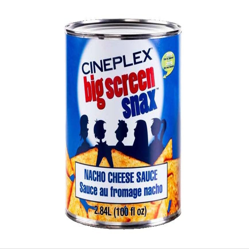 Cineplex Big Screen Snax Nacho Cheese Sauce, 2.84L/100 fl.oz., (Imported from Canada)