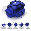 ASA TECHMED First Aid Responder EMS Emergency Medical Trauma Bag Deluxe, Blue view 2