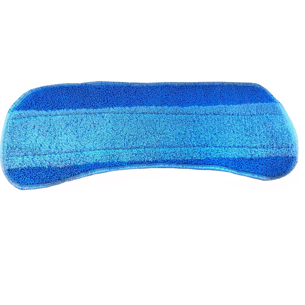 Quick Shine Spray Mop Refill Pad 15"W x 5.5"D | Washable & Reusable | Dual Action Scrubbing Strips for Thorough Cleaning | Highly Absorbent Microfiber | Use w/Quick Shine Multi-Surface Spray Mop