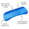 Quick Shine Spray Mop Refill Pad 15"W x 5.5"D | Washable & Reusable | Dual Action Scrubbing Strips for Thorough Cleaning | Highly Absorbent Microfiber | Use w/Quick Shine Multi-Surface Spray Mop view 2