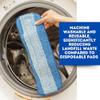 Quick Shine Spray Mop Refill Pad 15"W x 5.5"D | Washable & Reusable | Dual Action Scrubbing Strips for Thorough Cleaning | Highly Absorbent Microfiber | Use w/Quick Shine Multi-Surface Spray Mop view 4
