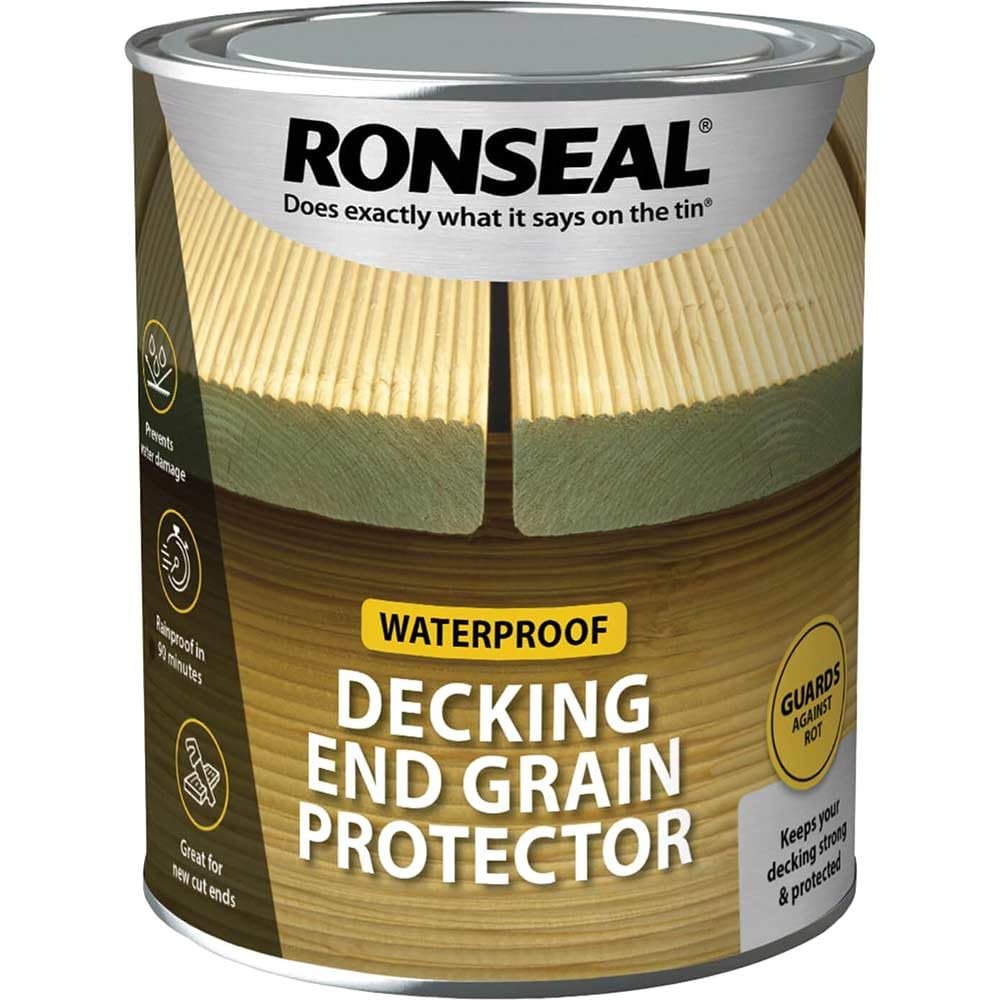 Ronseal RSLEGP750 750 ml Decking End Grain Preserver - Green by Ronseal