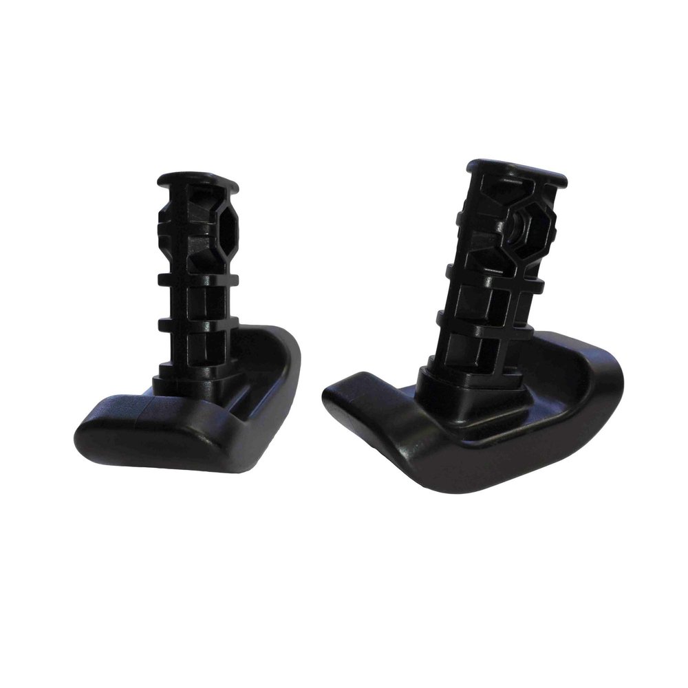 Stander Replacement Walker Ski Glides, Compatible with Stander's Wonder-Walker and Wonder-Walker-Plus, Black, Set of 2