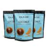 Craize Coconut Crisps | Gluten Free, Vegan, Kosher, Toasted Corn Crackers | 3 pack, 4 oz each view 1