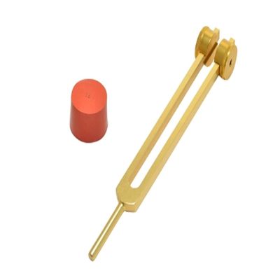 TFS Tuningforkshop Gold Finish O3 Weighted Ozone Tuning Fork 78hz Frequency with Activator & Pouch