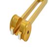 TFS Tuningforkshop Gold Finish O3 Weighted Ozone Tuning Fork 78hz Frequency with Activator & Pouch view 2
