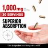 Force Factor Black Maca Root Supplement for Men, 1000mg Maca Negra Extract for Energy, Hormonal Balance & Vitality, Superior Absorption with BioPerine, 120 Capsules, 2-Pack view 4