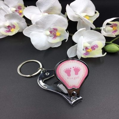12 Pcs Baby Shower Keychian Nail Clippers Favors Girl