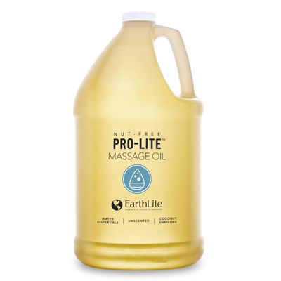 EarthLite Massage Oil PRO-LITE  Plant-Based, Nut-Free, Unscented, High Performing