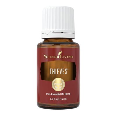 Young Living Thieves Essential Oil Blend | 15 ml | Supports Immune System & Cleansing | Clove, Lemon, Cinnamon Bark, Eucalyptus Radiata, Rosemary | 100% Pure Therapeutic Grade perfect for a hair oil