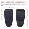 Astropic Silk Eye Patch for Adults Kids Glasses to Cover Either Eye (Medium, Black) view 3
