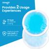 NEWGO Small Ice Packs for Injuries, 6 Pack Round Ice Packs for Face, FSA Eligible, Hot Cold Pack Circular Cold Compress with Cloth Backing & Sleeve for Pain Relief, Toothaches view 3