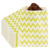 7 x 5 Inch Cookie Bags, 100 Biodegradable Paper Treat Bags - Use As Party Favors Or Candy Bags, Food Safe, Yellow With Zig Zags Paper Food Bags For Baked Goods, For Buffets Or Parties view 1