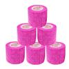 2 Inch Self Adhesive Medical Bandage Wrap Sport Tape (Plum) (6 Rolls) Self Adherent Cohesive First Aid Sport Flex Wrist Ankle Knee Sprains and Swelling view 1
