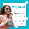 RUN GUM Mint Energy Gum 50mg Caffeine Taurine & B-Vitamins Per Piece, 24 Pieces (Pack of 12), 2 Pieces = 1 coffee or Energy drink, Sugar Free, Zero Calorie view 4