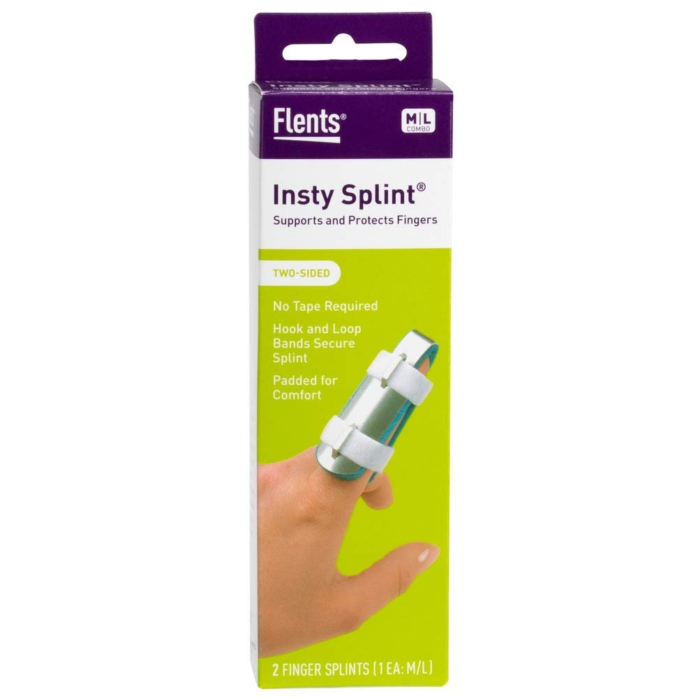 Flents Two Sided Insty Splint Value Pack (one medium & one large) | Bonus Pack of 6 Pack