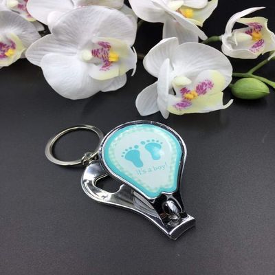 12 Pcs Baby Shower Keychian Nail Clippers Favors Boy