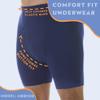 Wearever Mens Incontinence Boxer Brief for Bladder Control with Regular Absorbency - Reusable & Washable Leak Proof Underwear for Men 150 ml (Single Pair) (Navy) (L) (Waist 38-40) view 4