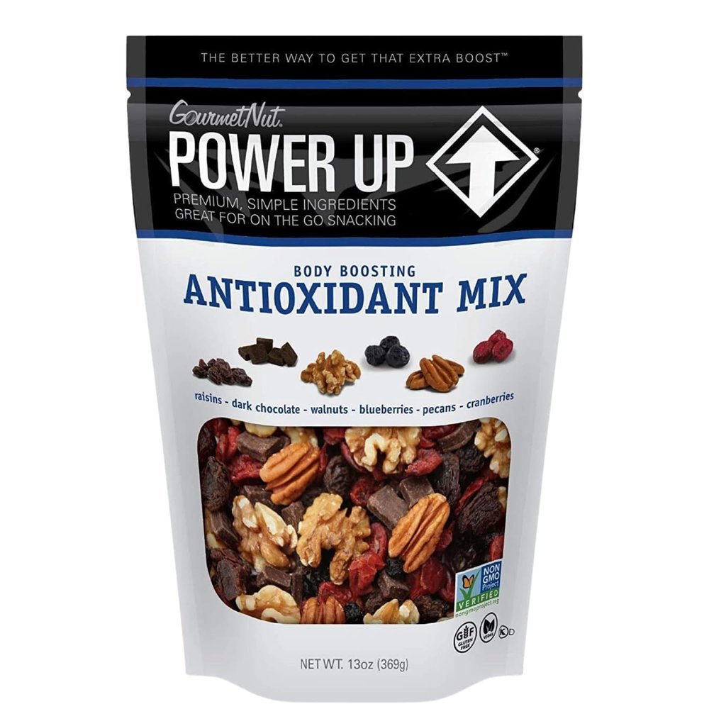 Gourmet Nut Power up 100% All Natural Health Antioxidant Body Boosting Trail Mix 13oz
