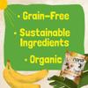 Barnana - Organic Chewy Dipped Banana Bites, Peanut Butter, Chewy Banana Snack, Made With Real Fruit, Kosher, USDA Organic, Paleo (3.5 oz, 12-Pack) view 3