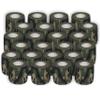 (24-Pack) 2 x 15 FT Disposable Cohesive Bandage Tattoo Grip Tape Wrap Elastic Self Adherent  Breathable Wrap for Pets, Athletic Bandage for Sports, Injuries: Ankle, Knee & Wrist & PMU (Military) view 3