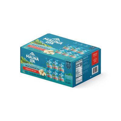 Mauna Loa Premium Roasted Macadamia Nuts, Hawaiian Sea Salt Flavor, 4 Oz Cup (Pack of 6)