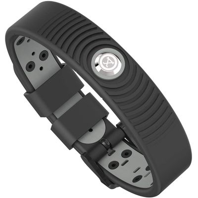 PROEXL 18 MAX Sports Magnetic Bracelet - Waterproof - Breathable Strap - Super Strength - (Black Gray)