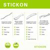 STICKON Stainless Steel Gua Sha Scraping Massage Tool Set IASTM Tools Great Soft Tissue Mobilization Tool (J Shape) view 2