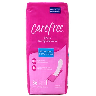 Carefree Acti-Fresh Extra Long 36 Count Liner to Go
