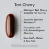 Sports Research Tart Cherry Capsules - Made from Montmorency Tart Cherries - Non-GMO & Gluten Free - 60 Liquid Softgels view 2