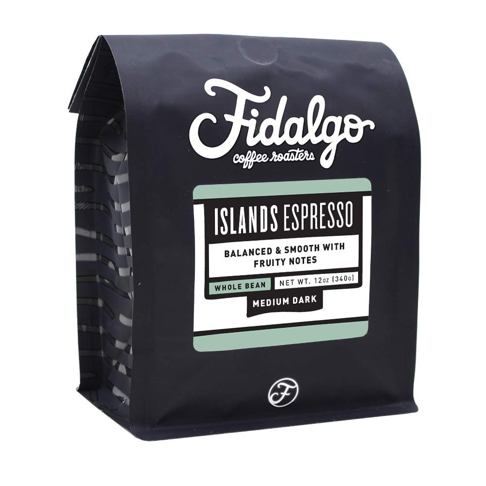 Islands Espresso, Whole Bean, 12oz case of 6